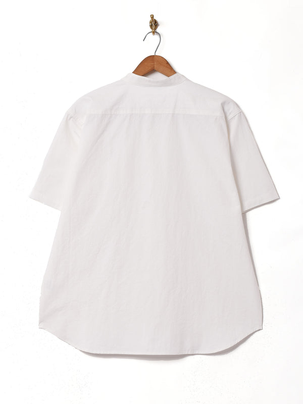 【3色展開】Backers スタンドカラー 半袖シャツ