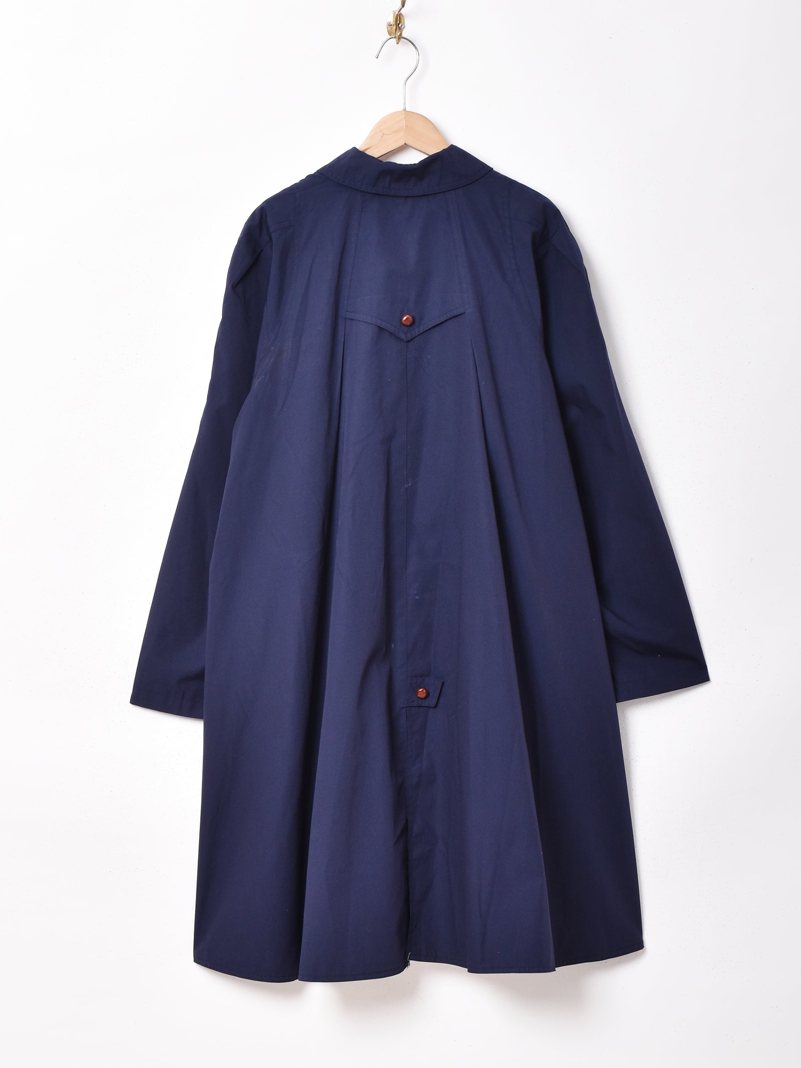 Chloe フランス製 シルク混 ステンカラーコート くるみボタン N2850 ステンカラーコート コート soutien collar double button coat