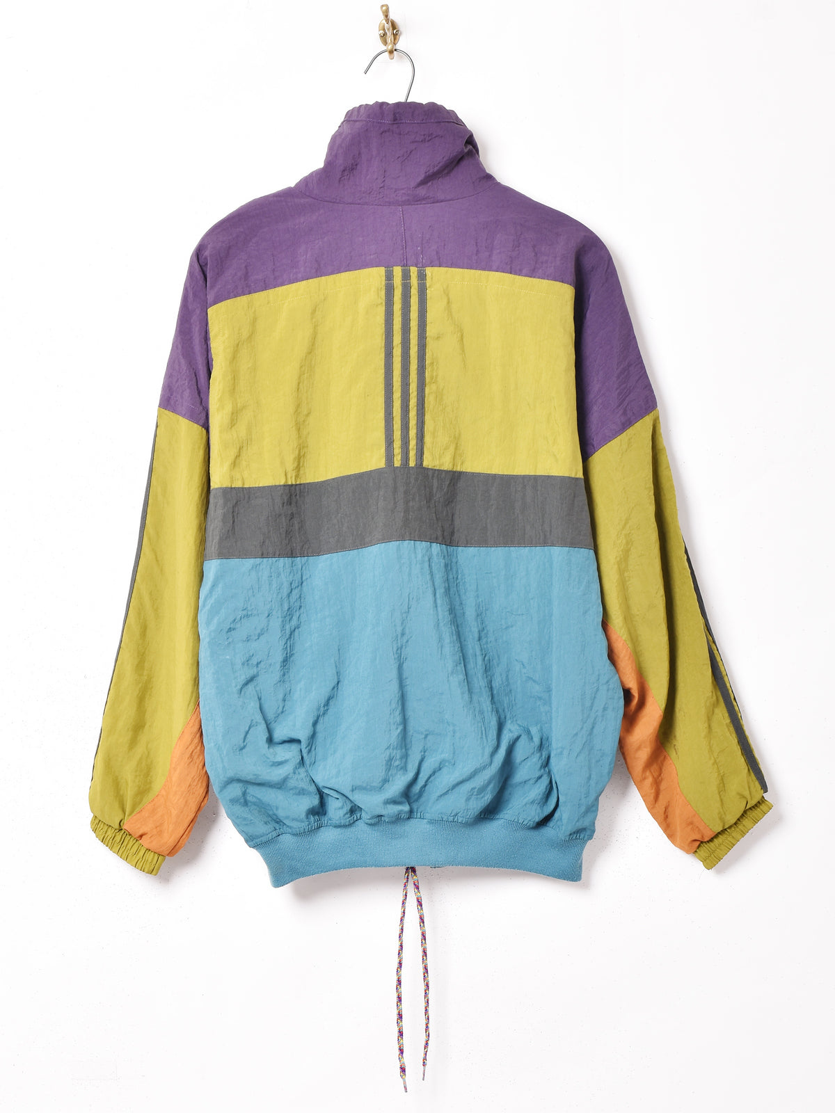 古着屋　アディダス 楽天市場】80年代 アディダス adidas レイヤードネック 切替