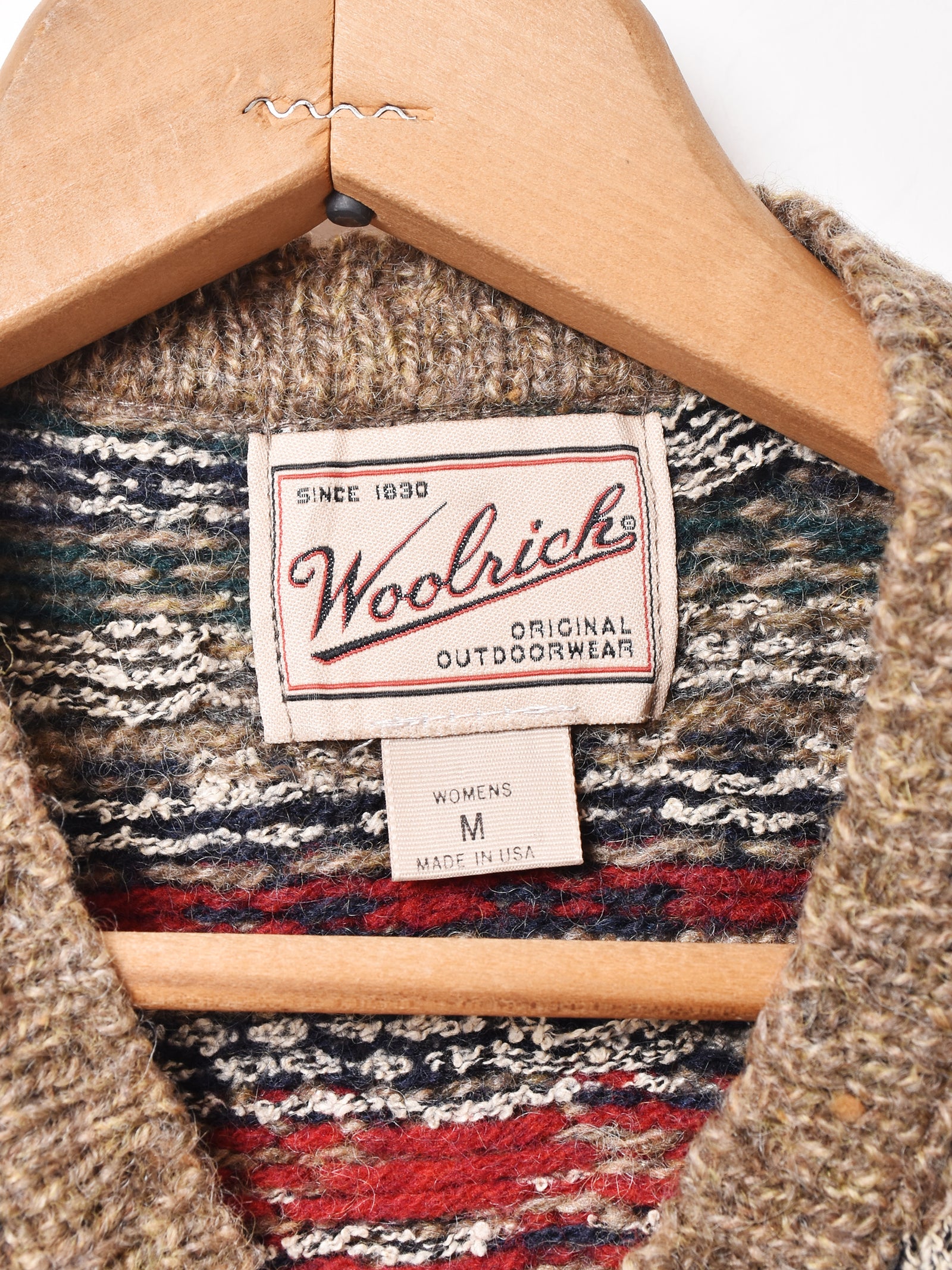 アメリカ製 Woolrich Vネック 総柄セーター – 古着屋Top of the Hillの 