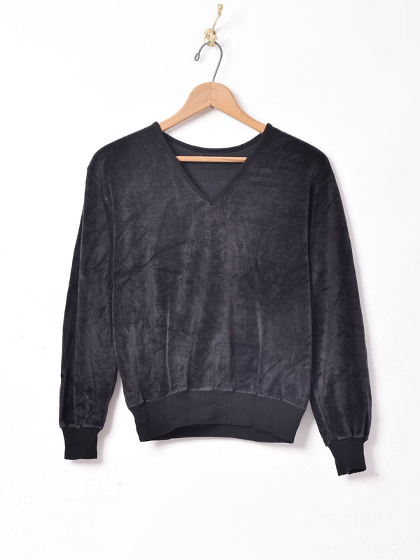 ベロアリブトップス