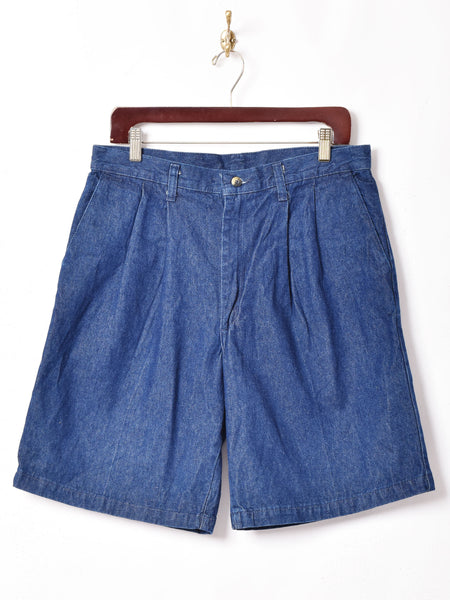 HIRO タックデニムショーツ B03_3485_d7e624c6-bbc1-403e-