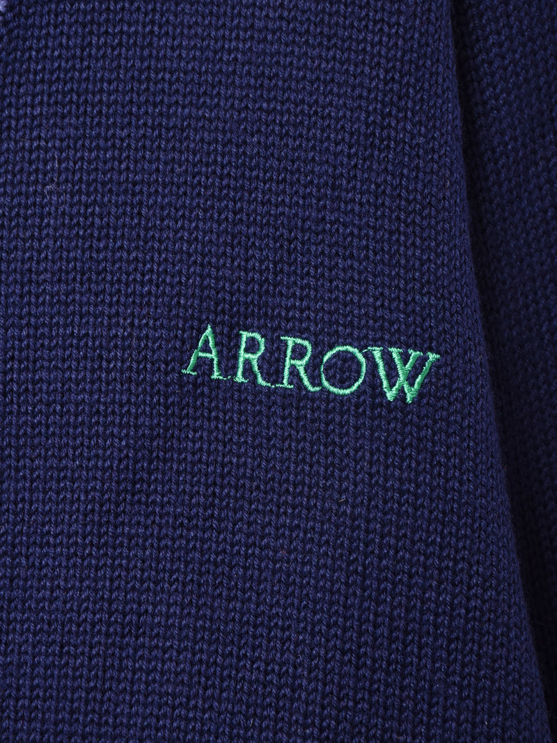 イタリア製 Arrow ラインカーディガン