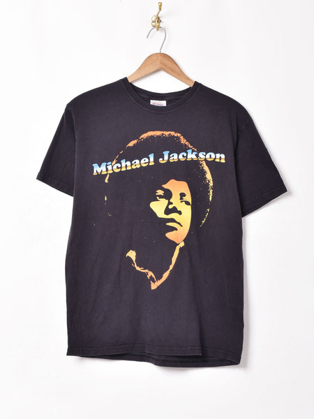 Michael Jackson プリントTシャツ – 古着屋Top of the Hillの