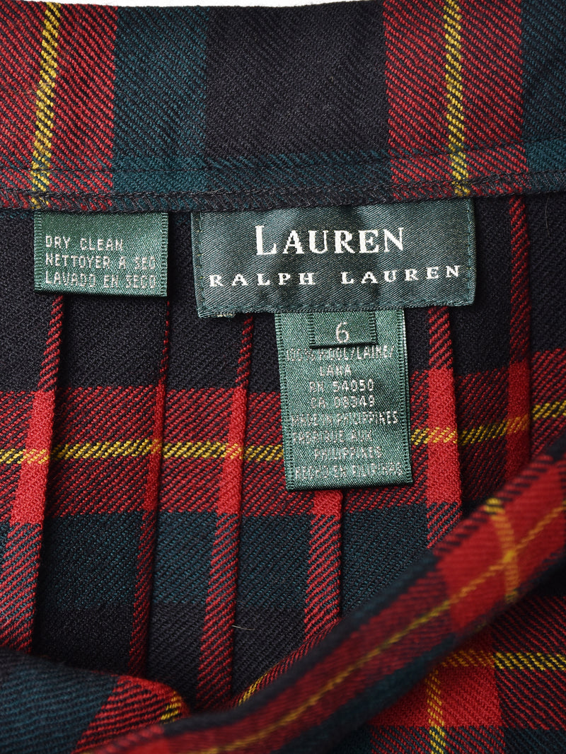 Ralph Lauren チェックラップスカート – 古着屋Top of the Hillの 