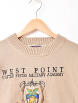 アメリカ製 後染め West Point 刺繍 スウェットシャツ