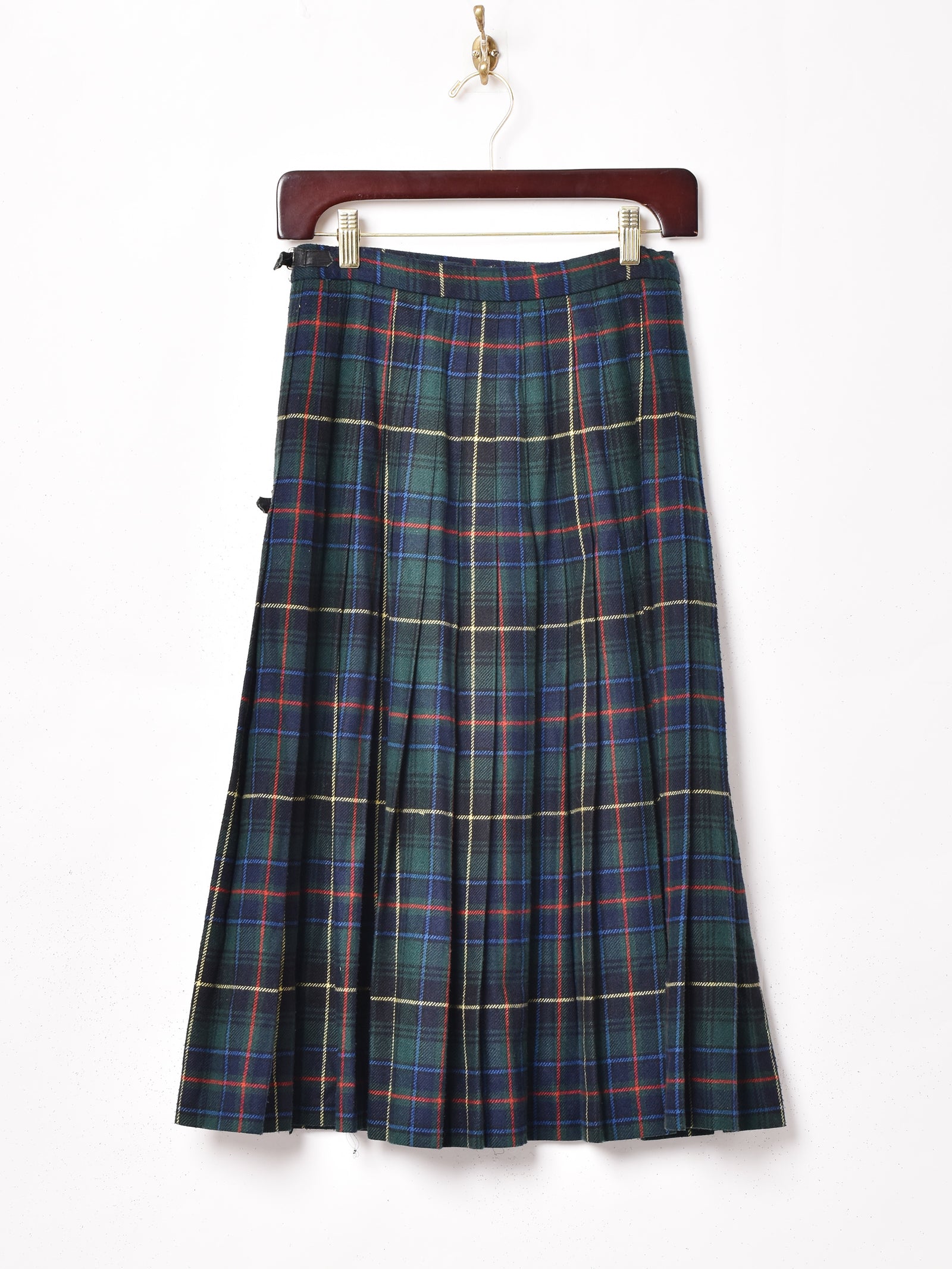 D&G チェック柄 プリーツラップスカート B03_3872_718cdecf-c78d-4fe7-