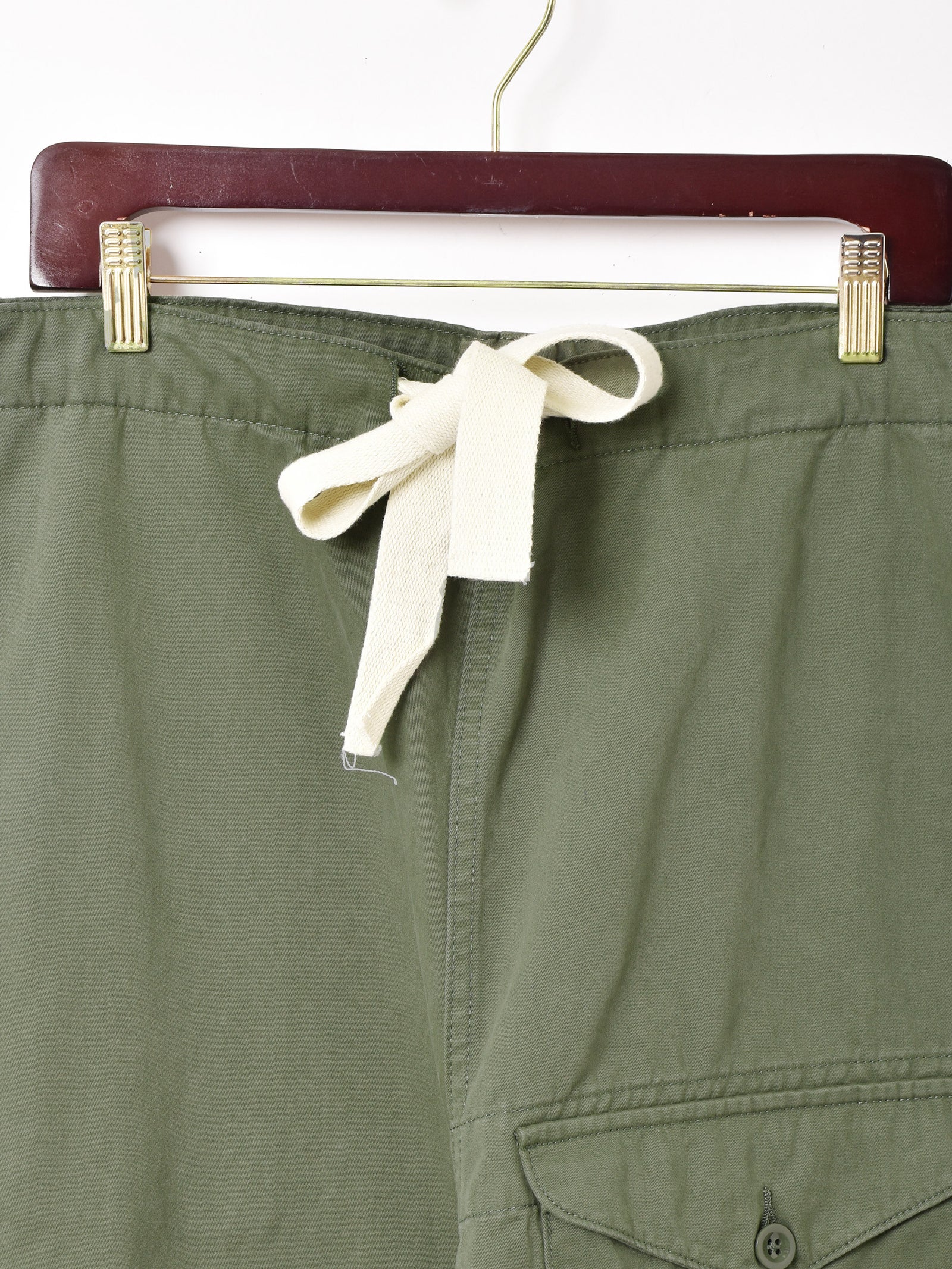 (ねずこ)meer. ビッグポケットロンパース（オリーブ） 3色展開】 ポケット付き オーバー ロングパンツ – 古着屋Top of