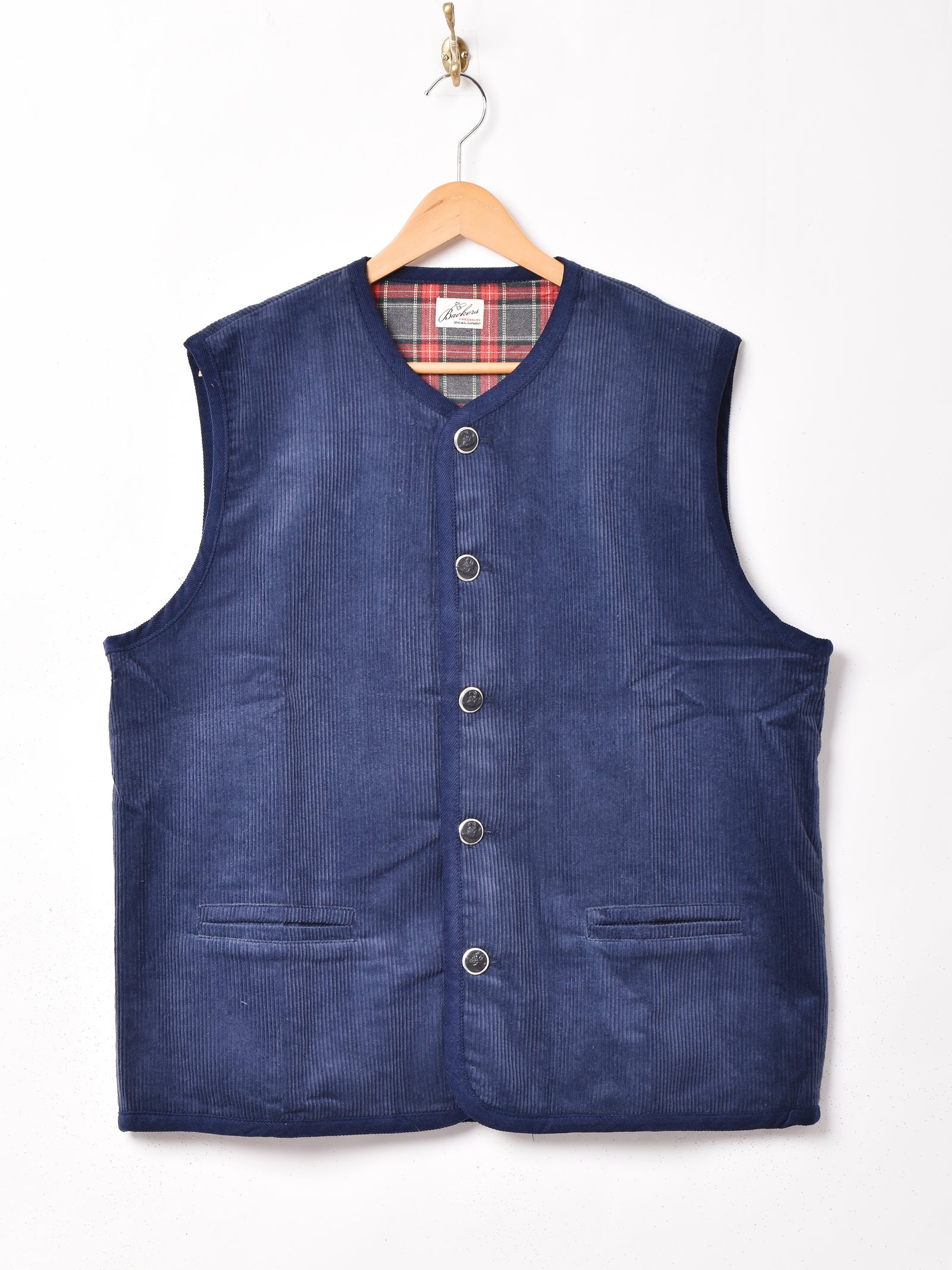 3色展開】Backers コーデュロイベスト – 古着屋Top of the Hillの