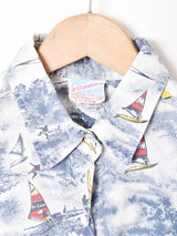 総柄 半袖シャツ