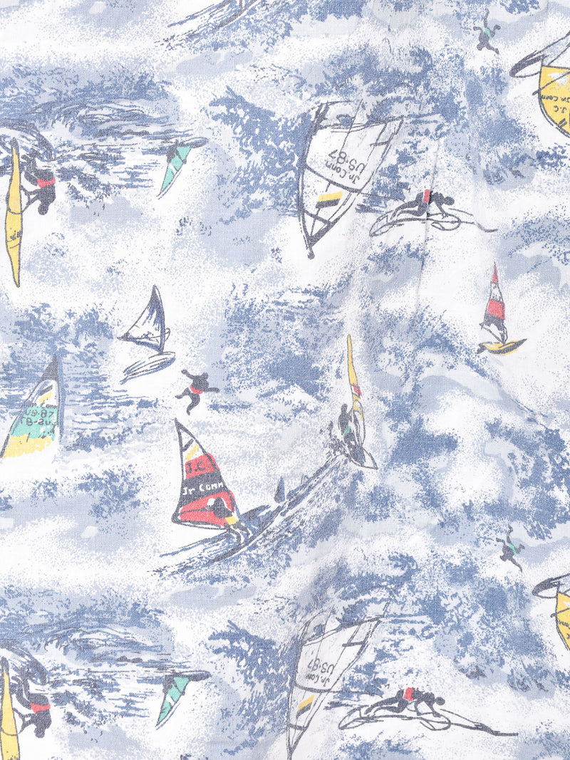 総柄 半袖シャツ