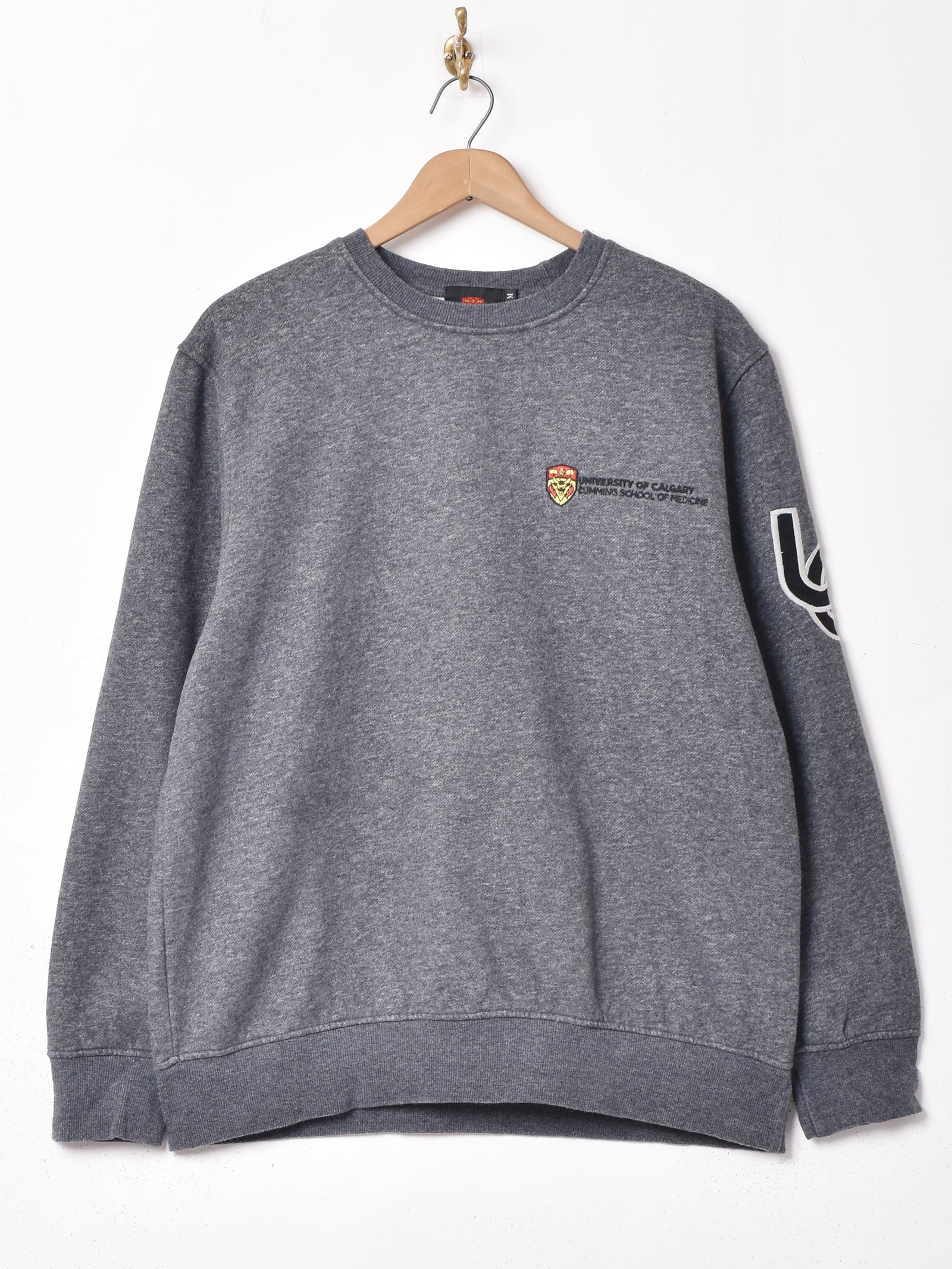 流通経済大学　スウェット上下 231120_CREWSWEAT_BLK01_600x600