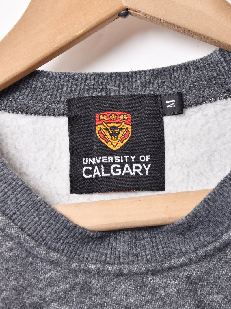 UNIVERSITY OF CALGARY 刺繍 スウェットシャツ