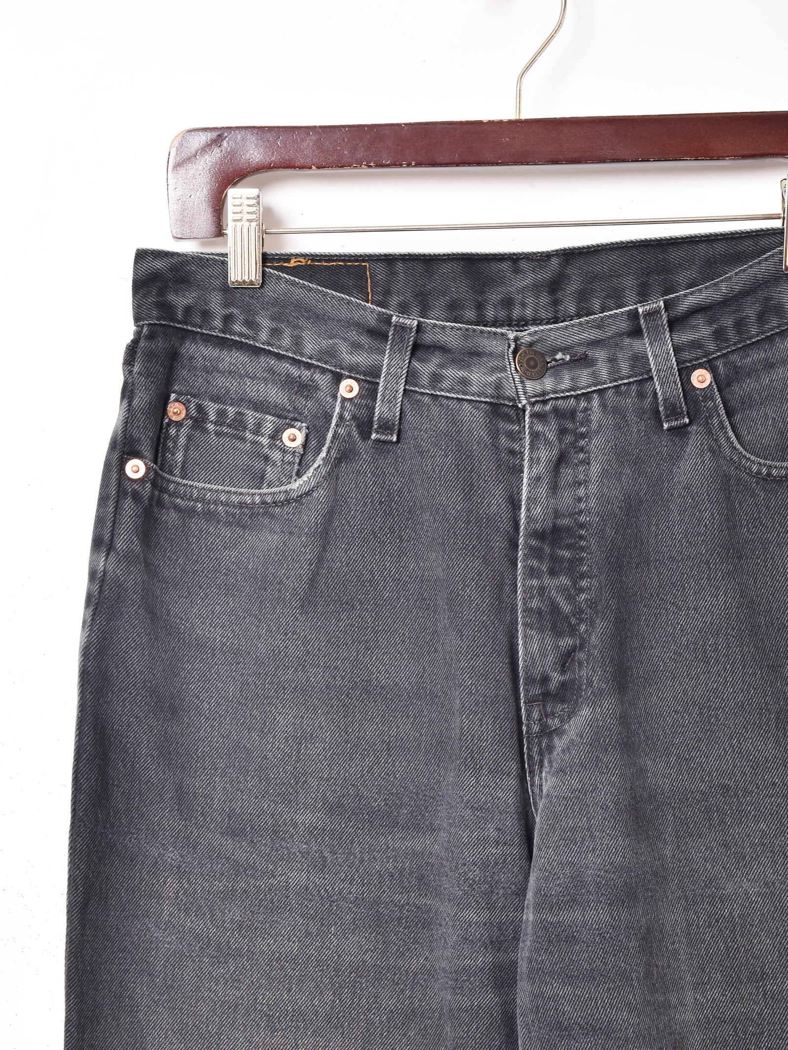 80’s Levi’s 626 black denim 日本製 先染め W32 90s Levi's 626-53 black denim pants / リーバイス 先染め