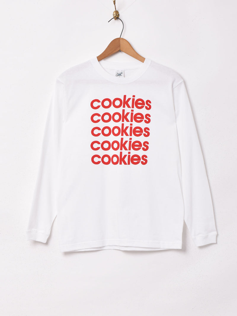 ロングスリーブ プリントTシャツ【cookies】