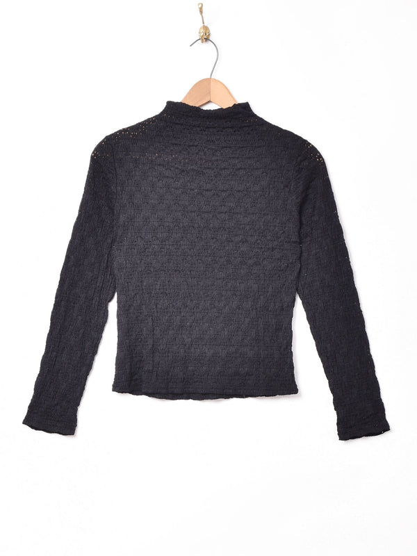 Meridianボトルネック 長袖カットソー