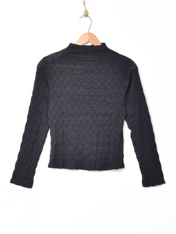 Meridianボトルネック 長袖カットソー