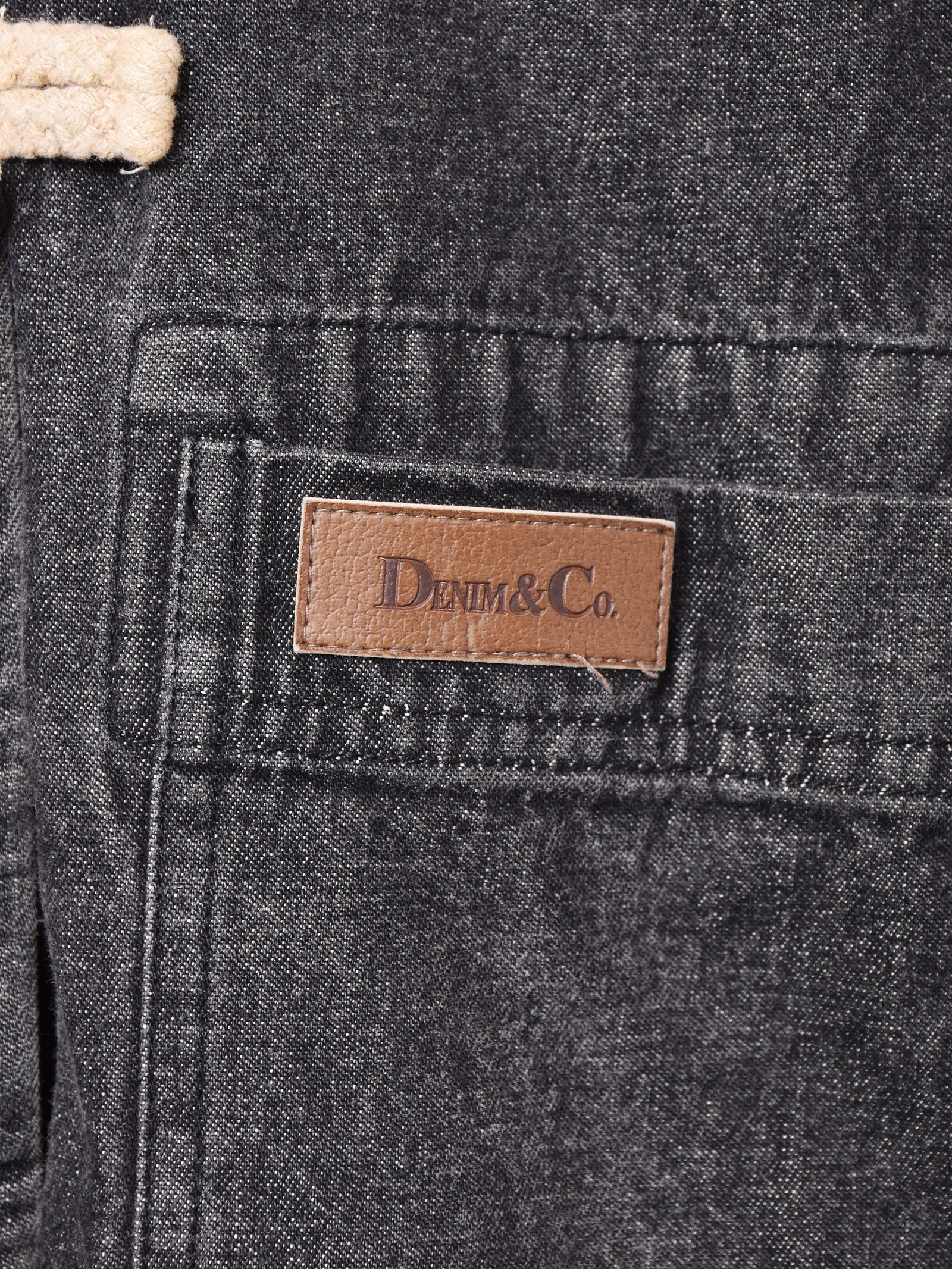 ブラックデニム ダッフルコート – 古着屋Top of the Hillのネット通販