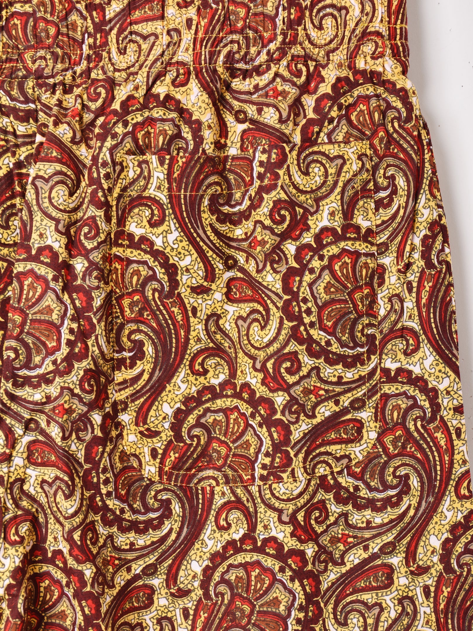 2色展開】 ペイズリー柄 イージーパンツ – 古着屋Top of the