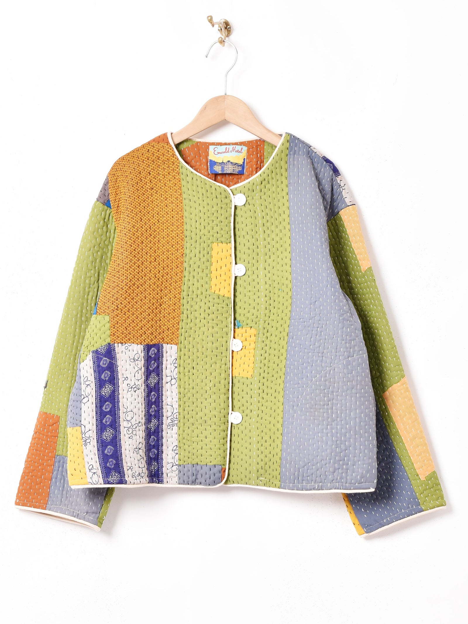 60s 70s vintage EMAR リバーシブル キルト ワークジャケット ビッグサイズ 60〜70年代 民間品 ミッチェルパターン リバーシブル