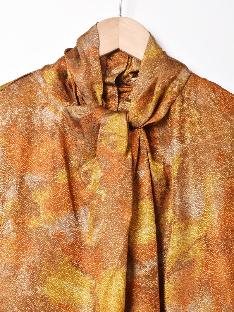 長袖デザイントップス