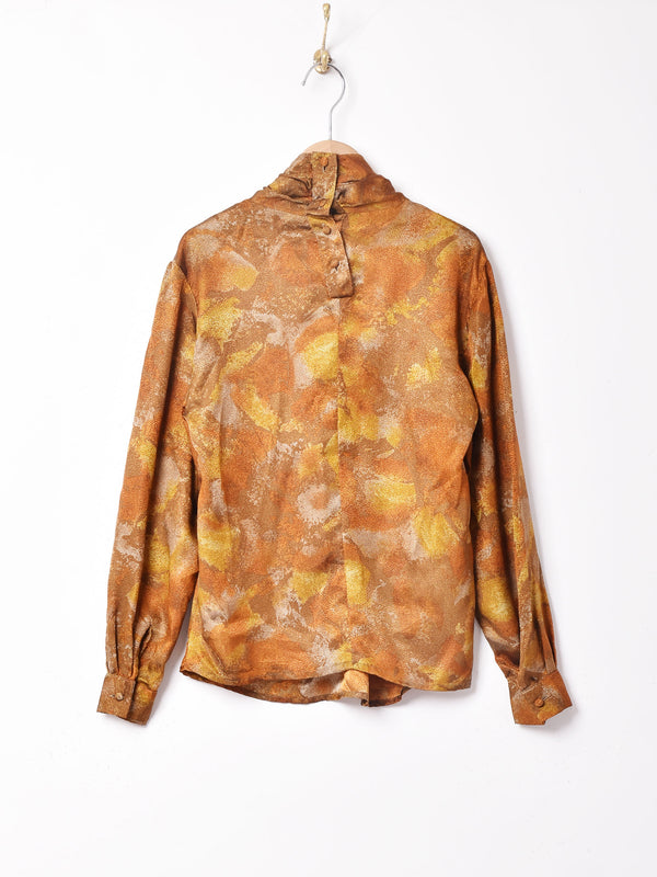 長袖デザイントップス