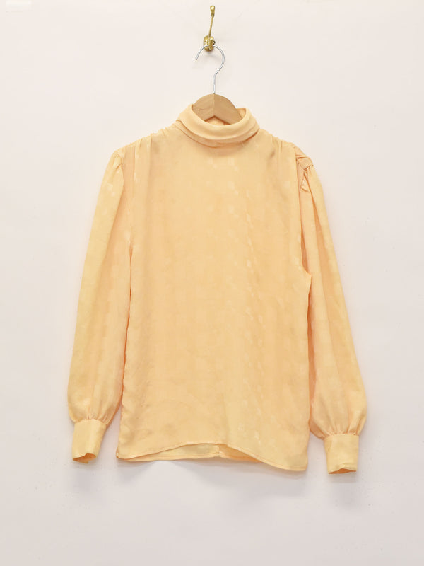 織り柄 長袖トップス