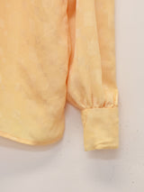 織り柄 長袖トップス