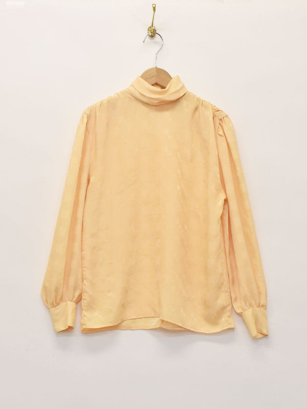 織り柄 長袖トップス