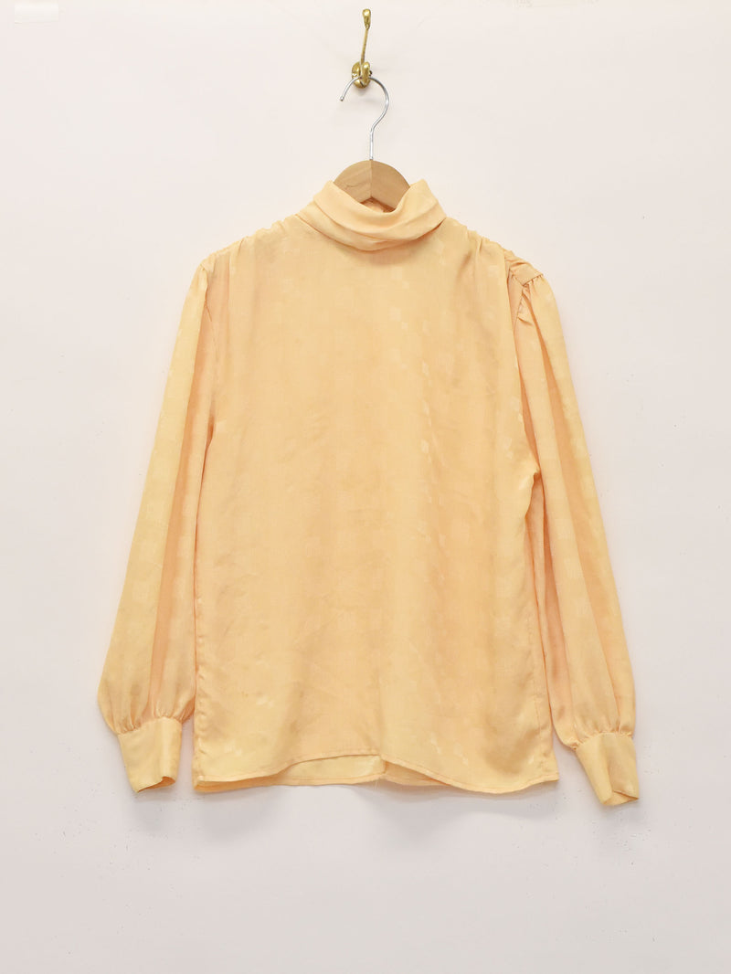 織り柄 長袖トップス