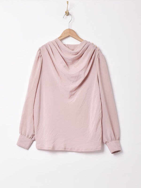 長袖デザイントップス