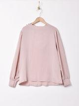 長袖デザイントップス