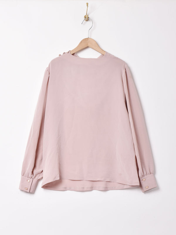 長袖デザイントップス