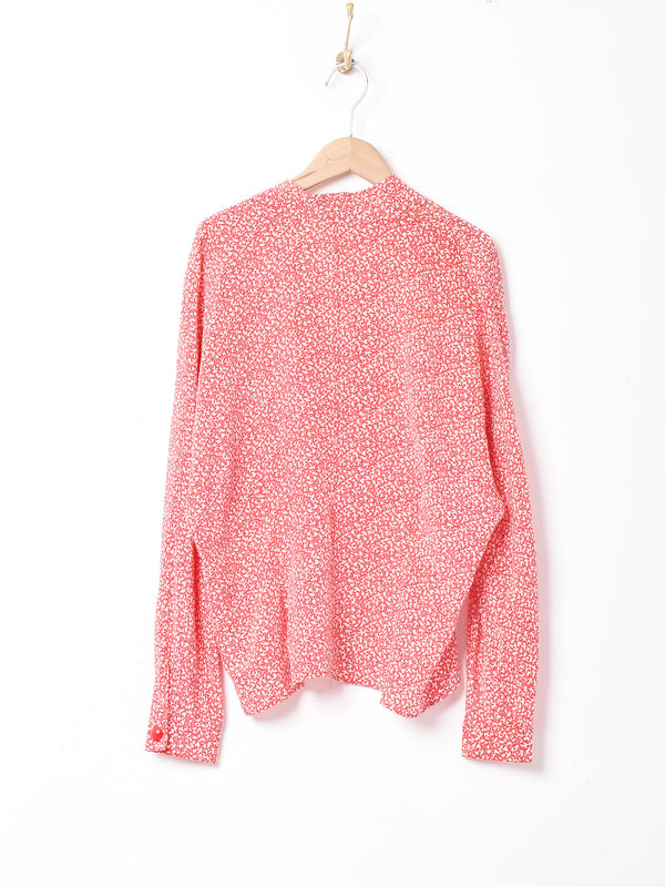 総柄 ダブルボタントップス