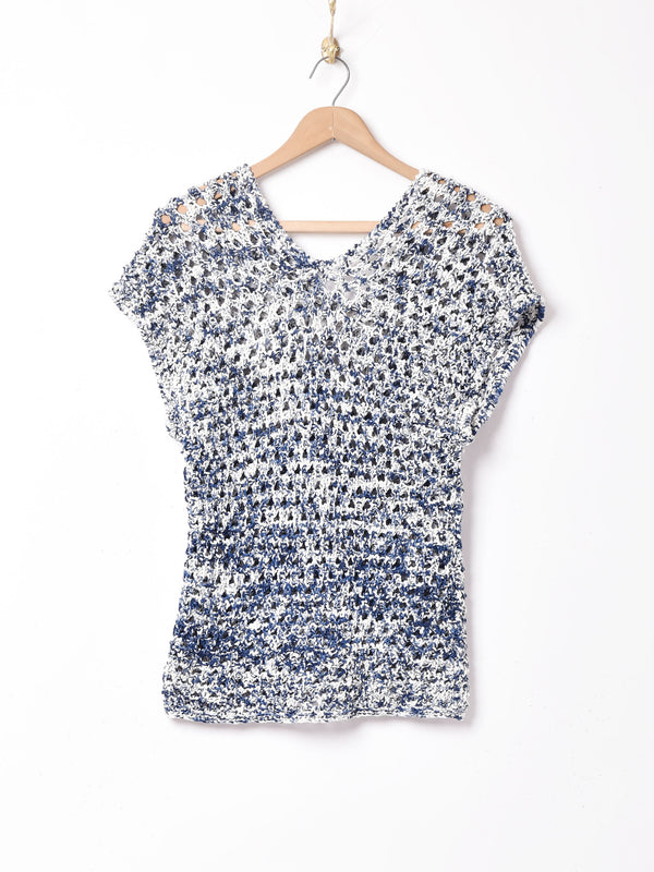 テープヤーン かぎ編みトップス