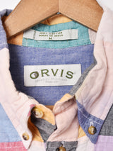 ORVIS パッチワークプルオーバー半袖シャツ