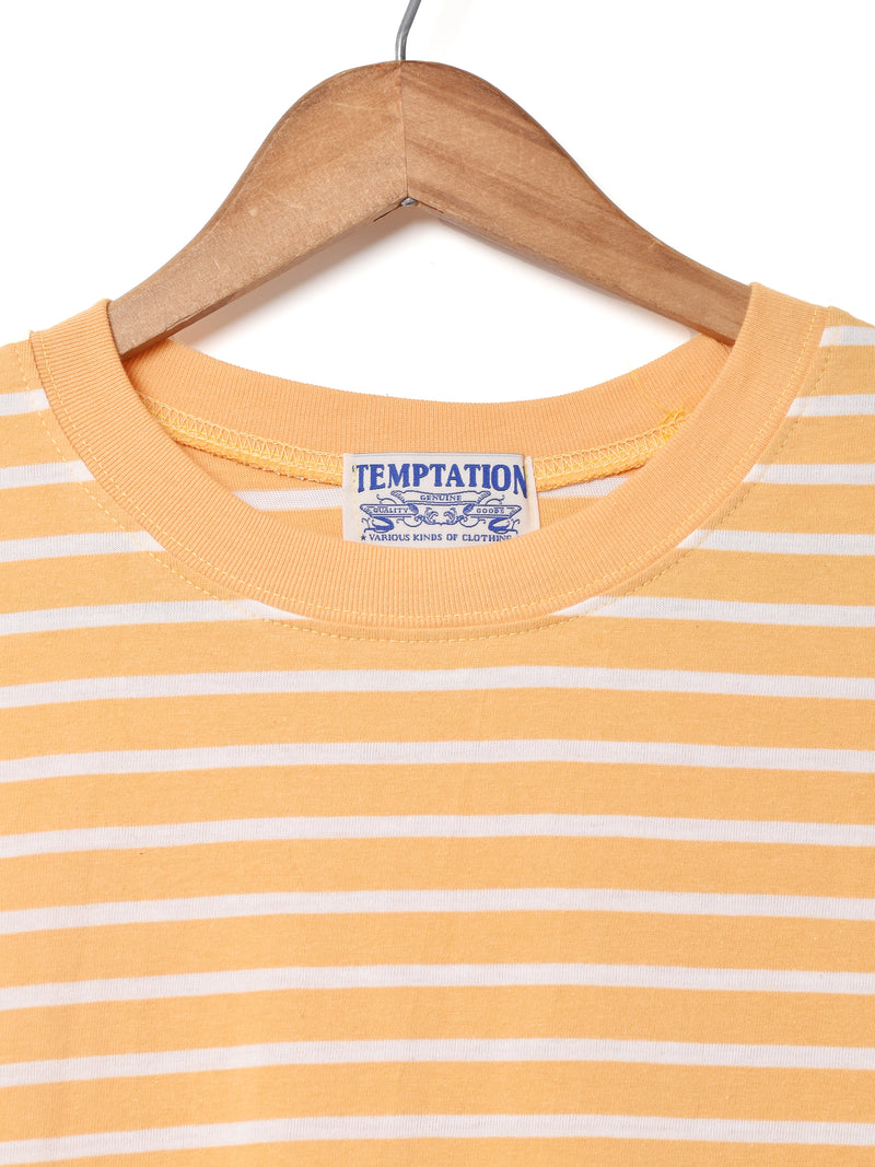 【4色展開】TEMPTATION ビッグシルエット ボーダ—Tシャツ
