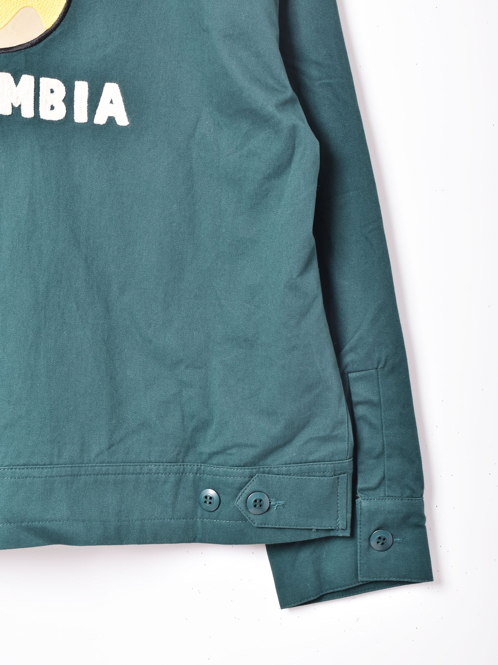 Dockerドッカーズボンバージャケットy2k刺繍ロゴ襟ヌバックベージュダック Dockerドッカーズボンバージャケットy2k刺繍ロゴ襟ヌバック