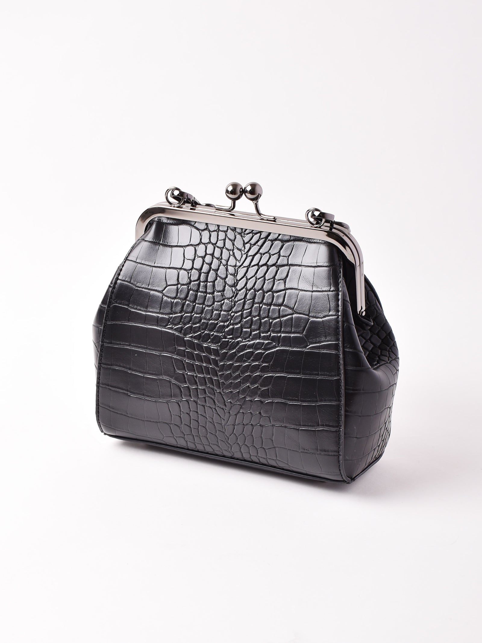 クロコPU がま口 2wayバッグ – 古着屋Top of the Hillのネット