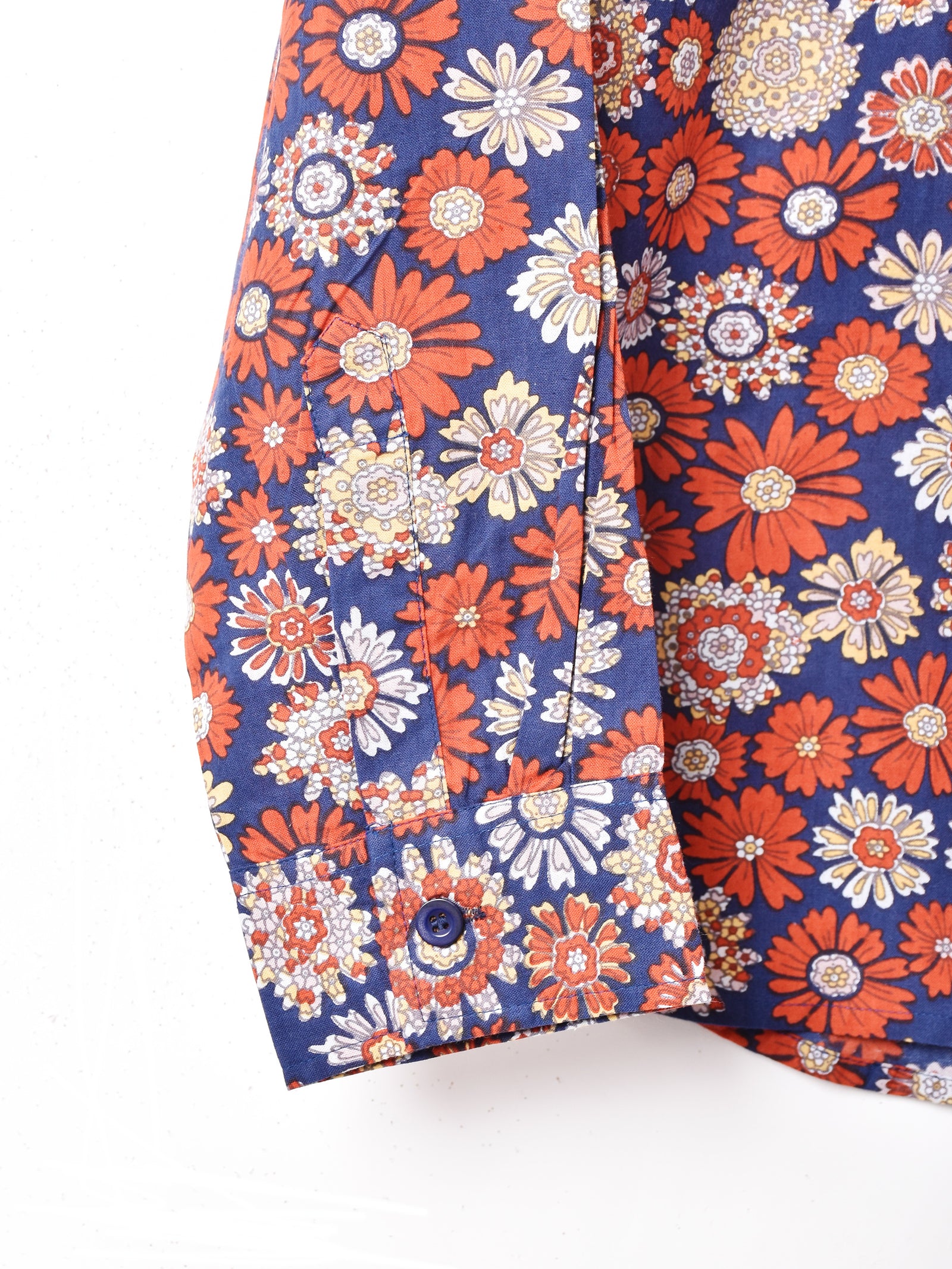 2色展開】Backers 花柄 長袖シャツ – 古着屋Top of the Hillの