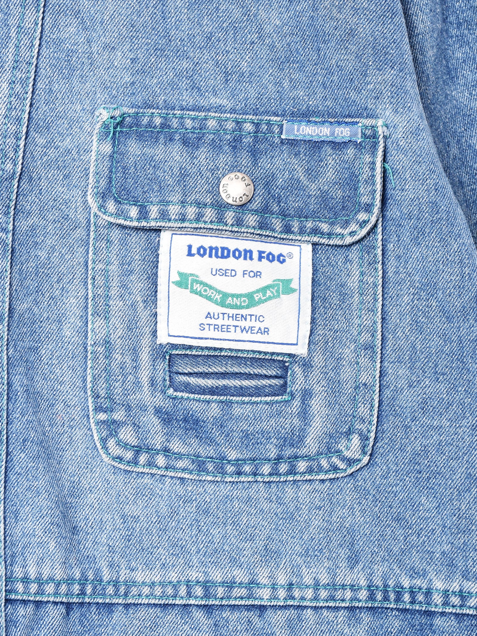 LONDON FOG デザインデニムジャケット – 古着屋Top of the Hill
