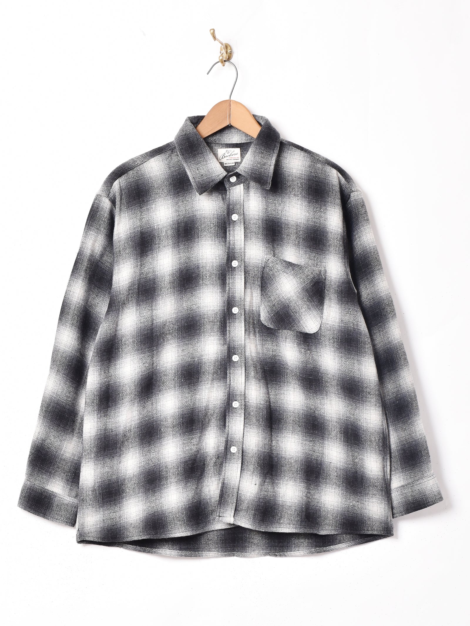 美品　ルグランブルー　チュニック　L.G.B. オンブレチェック　長袖シャツ LGB - 美品 ルグランブルー チュニック L.G.B. オンブレチェック