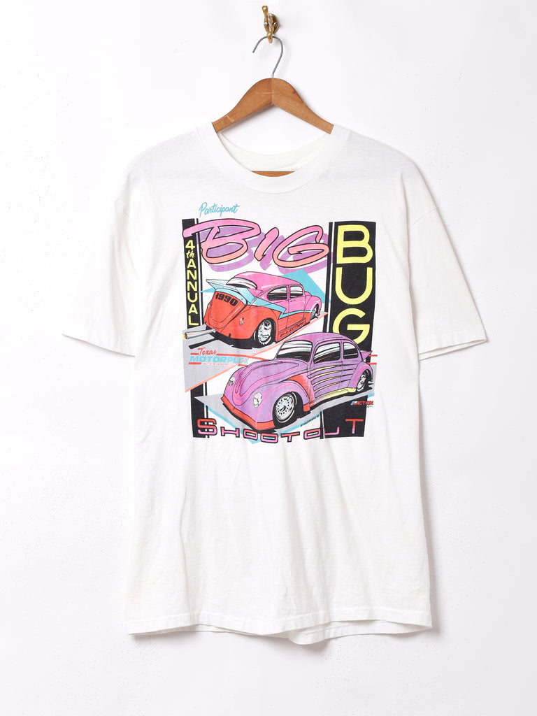 アメリカ製 車 両面プリントTシャツ