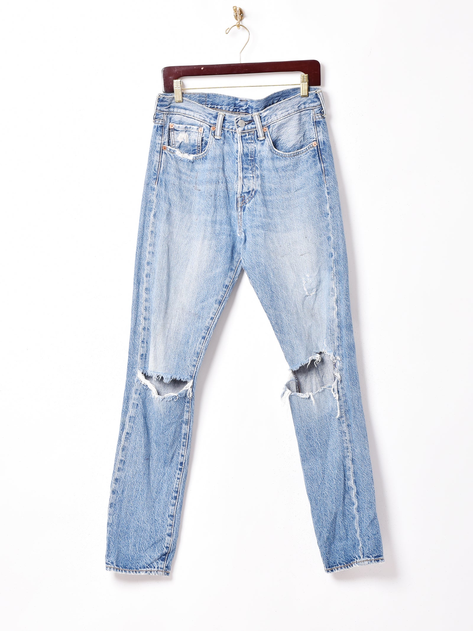 Levi's 501ダメージパンツ W32 – 古着屋Top of the Hillのネット