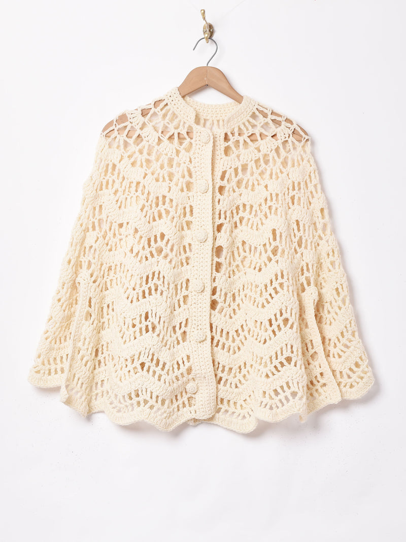 クロシェニットポンチョ