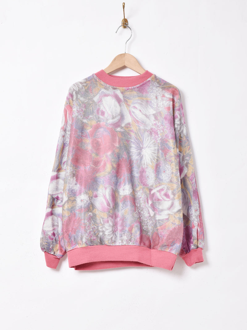 花柄 ドルマントップス