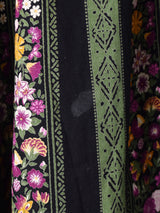 花柄×ストライプ チロルスカート
