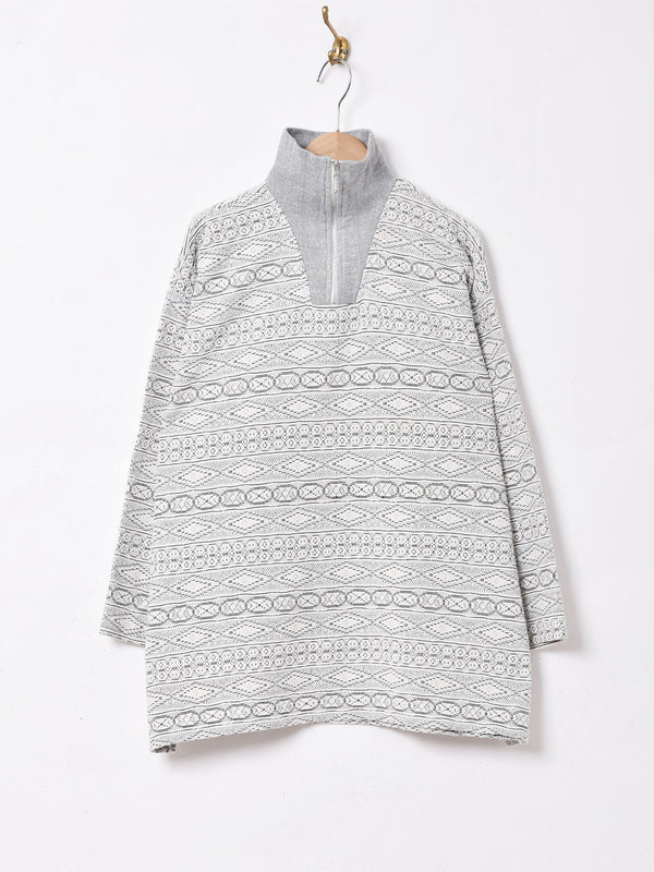 総柄 プルオーバートップス