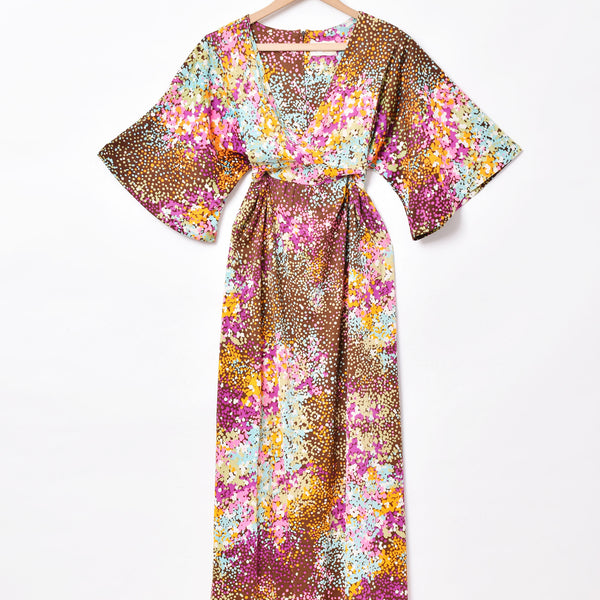 70s サイケデリックデザイン 半袖ワンピース – 古着屋Top of the