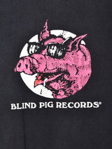 Blind Pig Records ロゴ プリントTシャツ　